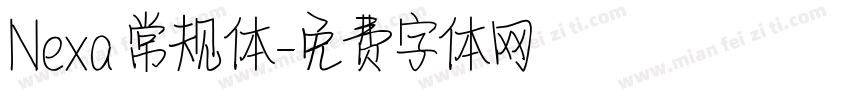 Nexa 常规体字体转换